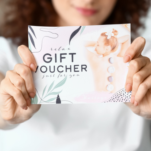 Gift voucher card - voucher page